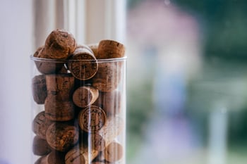 Corks for wine and spirits industry