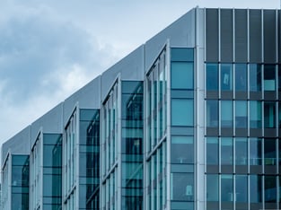 Geometric Glass Building